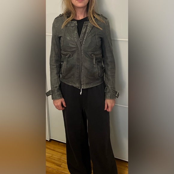 Manteau de cuir marque le comptoir des Contonniers - Picture 3 of 4